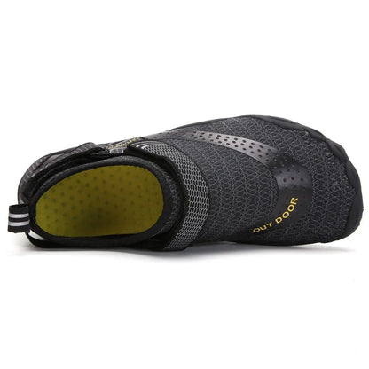 Men Women Water Shoes Barefoot Quick Dry Aqua Sports Shoes - Black Size EU36 = US3.5 - Image 4