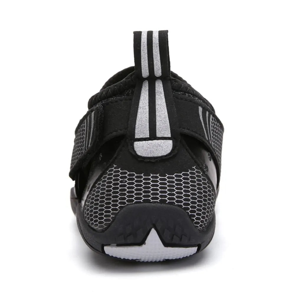 Men Women Water Shoes Barefoot Quick Dry Aqua Sports Shoes - Black Size EU36 = US3.5 - Image 3