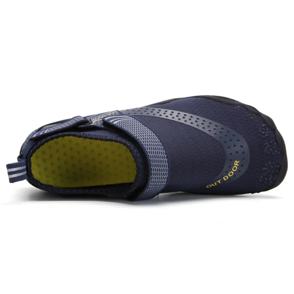 Men Women Water Shoes Barefoot Quick Dry Aqua Sports Shoes - Blue Size EU36=US3.5 - Image 4