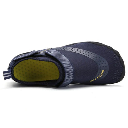 Men Women Water Shoes Barefoot Quick Dry Aqua Sports Shoes - Blue Size EU36=US3.5 - Image 4