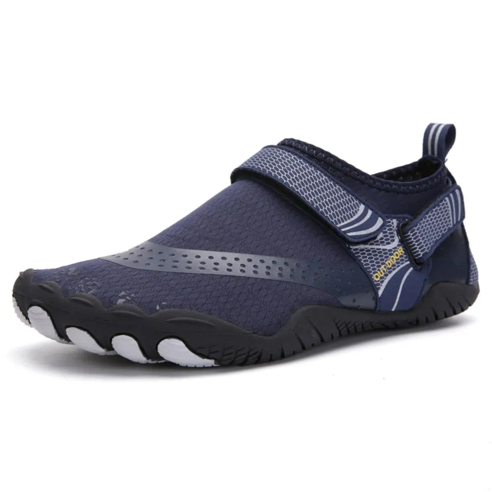 Men Women Water Shoes Barefoot Quick Dry Aqua Sports Shoes - Blue Size EU36=US3.5 - Image 2