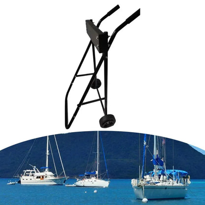 Outboard Boat Motor Stand Carrier Cart Engine Stand Multi Purpose Easy to Use Sturdy Support,Trolley for Storage Maintenance - Image 5