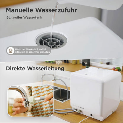 Midea 3rd Generation  Bench Top Mini Dishwasher - Image 6