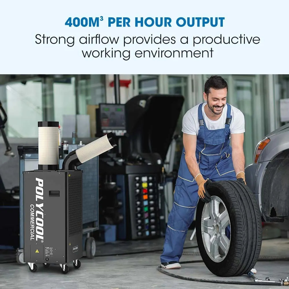 POLYCOOL 2.7kW Portable Industrial Spot Cooler - Image 2