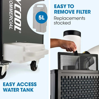 POLYCOOL 2.7kW Portable Industrial Spot Cooler - Image 6
