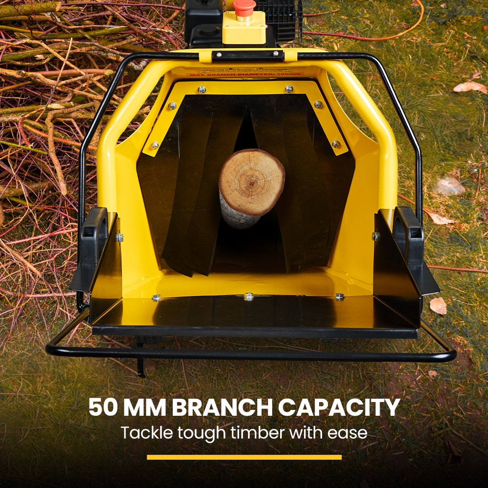 MICHIGAN 7HP 212cc Petrol Wood Chipper, Tree Mulcher - Raptor 1100 - Image 3
