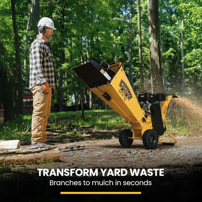MICHIGAN 7HP 212cc Petrol Wood Chipper, Tree Mulcher - Raptor 1100 - Image 8