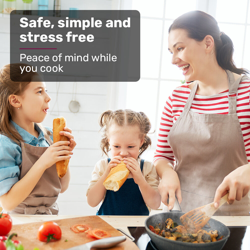 EUROCHEF Induction Benchtop Cooktop, 2000W, 9 Heat Levels, Fast Electric Portable Cooker, Touch Controls - Image 9