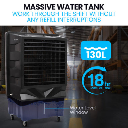 POLYCOOL 130L 750W Evaporative Air Cooler, Commercial Industrial Grade, Remote Control, Purifier, Fan - Image 5