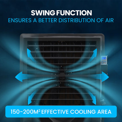 POLYCOOL 130L 750W Evaporative Air Cooler, Commercial Industrial Grade, Remote Control, Purifier, Fan - Image 7
