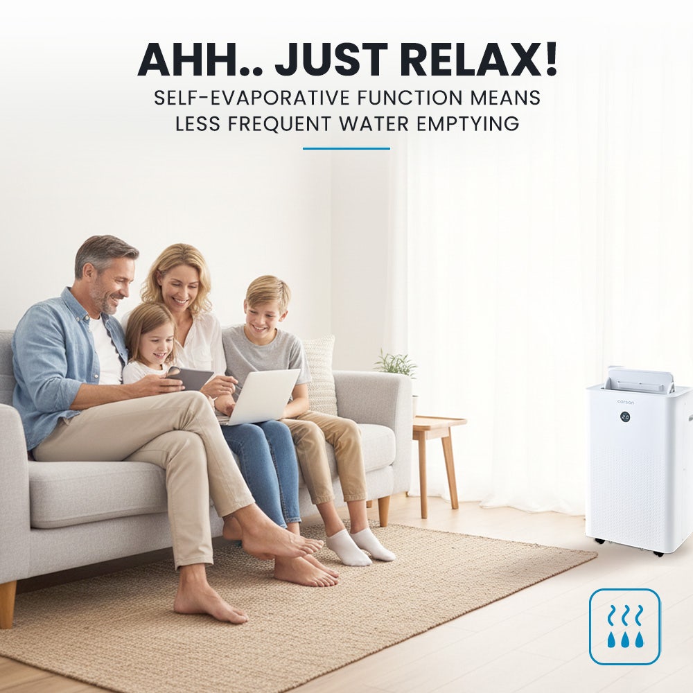 CARSON 3.5kW Portable Air Conditioner, with Dehumidifier Mode & Fan Cooler - Image 5
