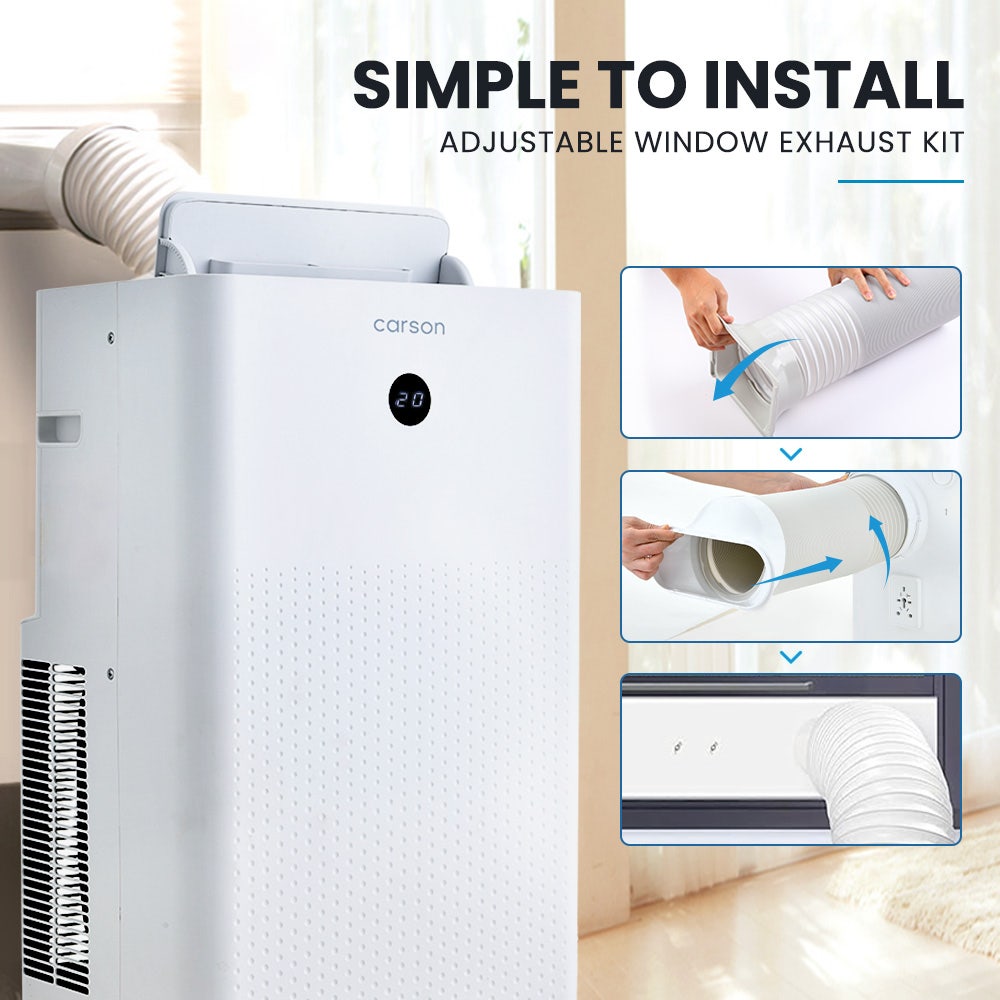 CARSON 3.5kW Portable Air Conditioner, with Dehumidifier Mode & Fan Cooler - Image 9