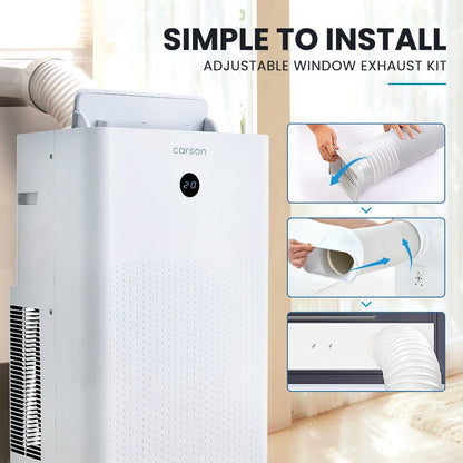 CARSON 3.5kW Portable Air Conditioner, with Dehumidifier Mode & Fan Cooler - Image 9