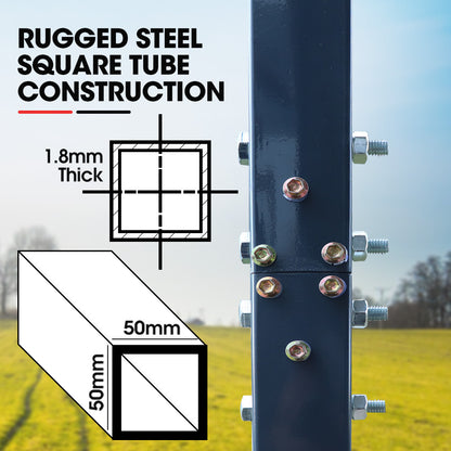 SHADE SHIELD Single Carport Shed 3.3 x 6 x 2.9m, Galvanised Steel Frame, Powder Coated Gable Roof, Shelter for Car Caravan Boat Tractor Agricultural - Image 5
