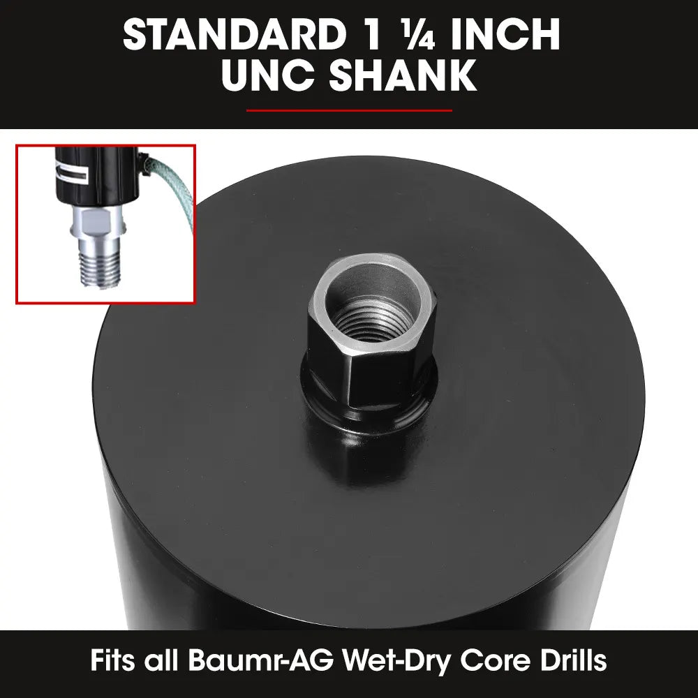 Baumr-AG 202 x 400mm Diamond Core Drill Bit DBX Series, Industrial 1.1/4-UNC - Image 4