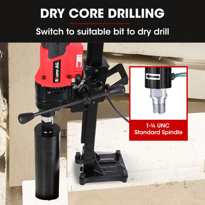 BAUMR-AG 3000W 200mm Concrete Core Drill with Stand Rig - Image 7