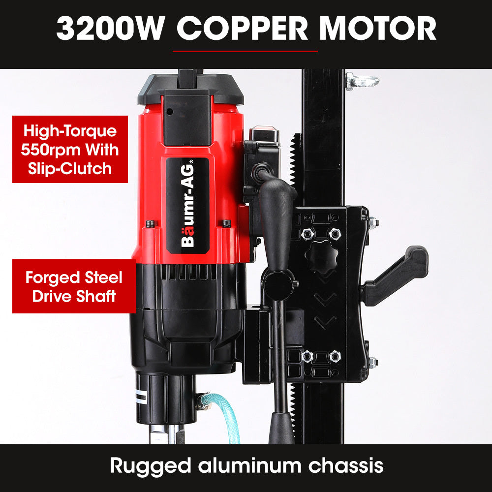 BAUMR-AG 3200W 280mm Concrete Core Drill with Stand Rig - Image 3