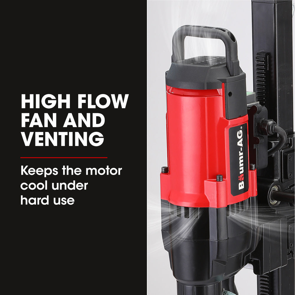 BAUMR-AG 3200W 280mm Concrete Core Drill with Stand Rig - Image 4