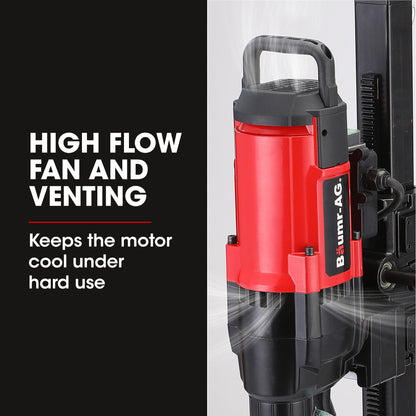BAUMR-AG 3200W 280mm Concrete Core Drill with Stand Rig - Image 4