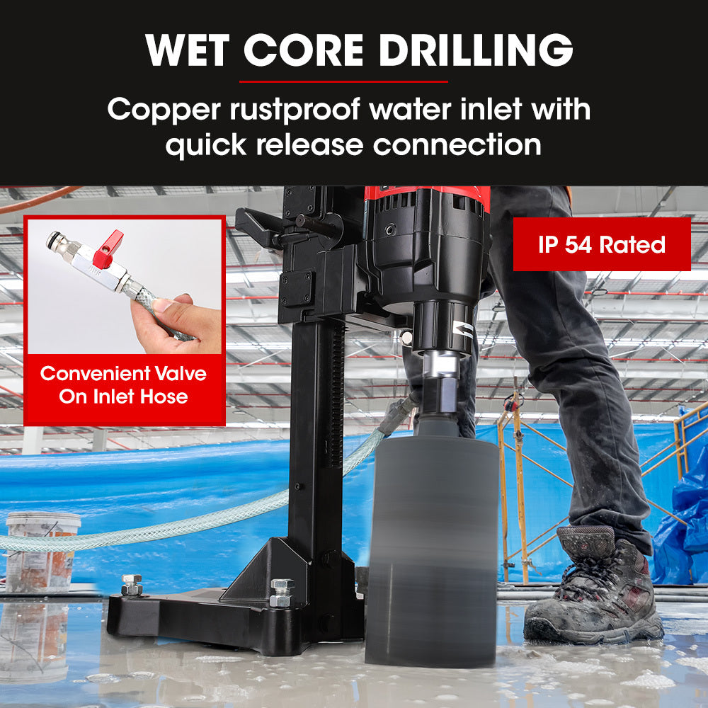 BAUMR-AG 3200W 280mm Concrete Core Drill with Stand Rig - Image 6