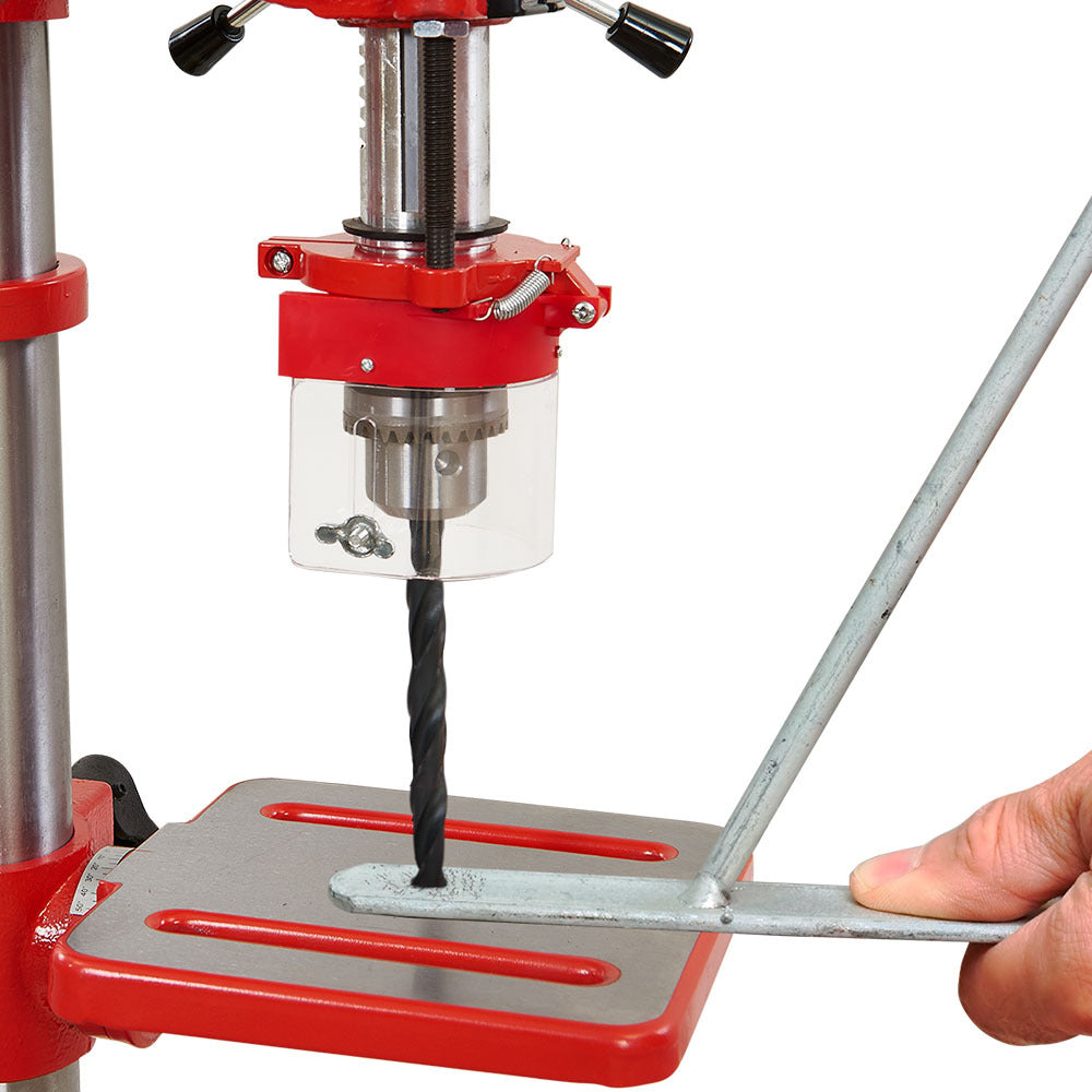 Baumr-AG DP15 600W 10" Pedestal Bench Drill Press, 12 Speeds, 16mm Chuck (DP15 II) - Image 5