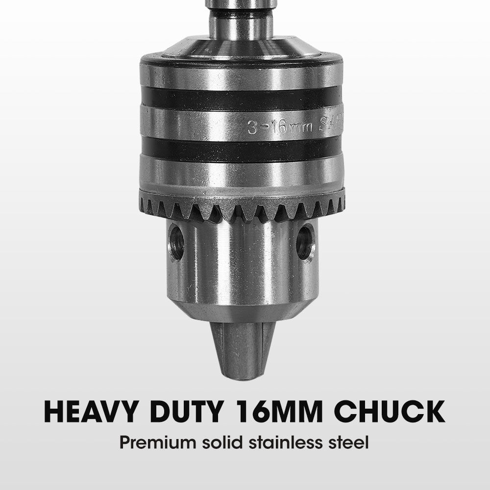 Baumr-AG 600W 12" Pedestal Bench Drill Press, 12 Speeds, 16mm Chuck (DP17) - Image 4