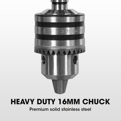 Baumr-AG 600W 12" Pedestal Bench Drill Press, 12 Speeds, 16mm Chuck (DP17) - Image 4