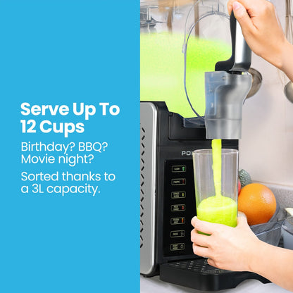 POLYCOOL 3L Slushie Frozen Drink Maker, Home Slush Machine, Fast Chilling, Easy Digital Controls - Image 2