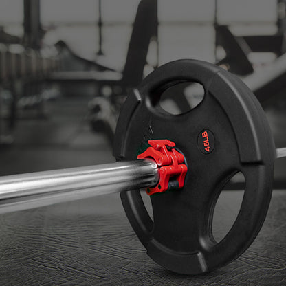 PROFLEX 2x 50mm Olympic Gym Barbell Collar Lock Clips, for Home Fitness Bodybuilding Weights Training Lock Clips - Image 3
