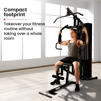 PROFLEX Multi-Station Compact Home Gym Set, 150lbs Weight Plates- M8000 - Image 4
