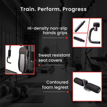 PROFLEX Multi-Station Compact Home Gym Set, 150lbs Weight Plates- M8000 - Image 7