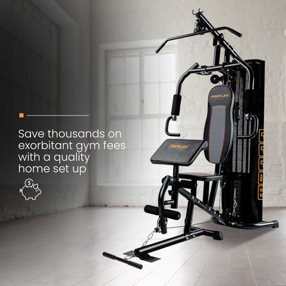 PROFLEX Multi-Station Home Gym Set with 98lbs Weight Plates- M8000 - Image 6