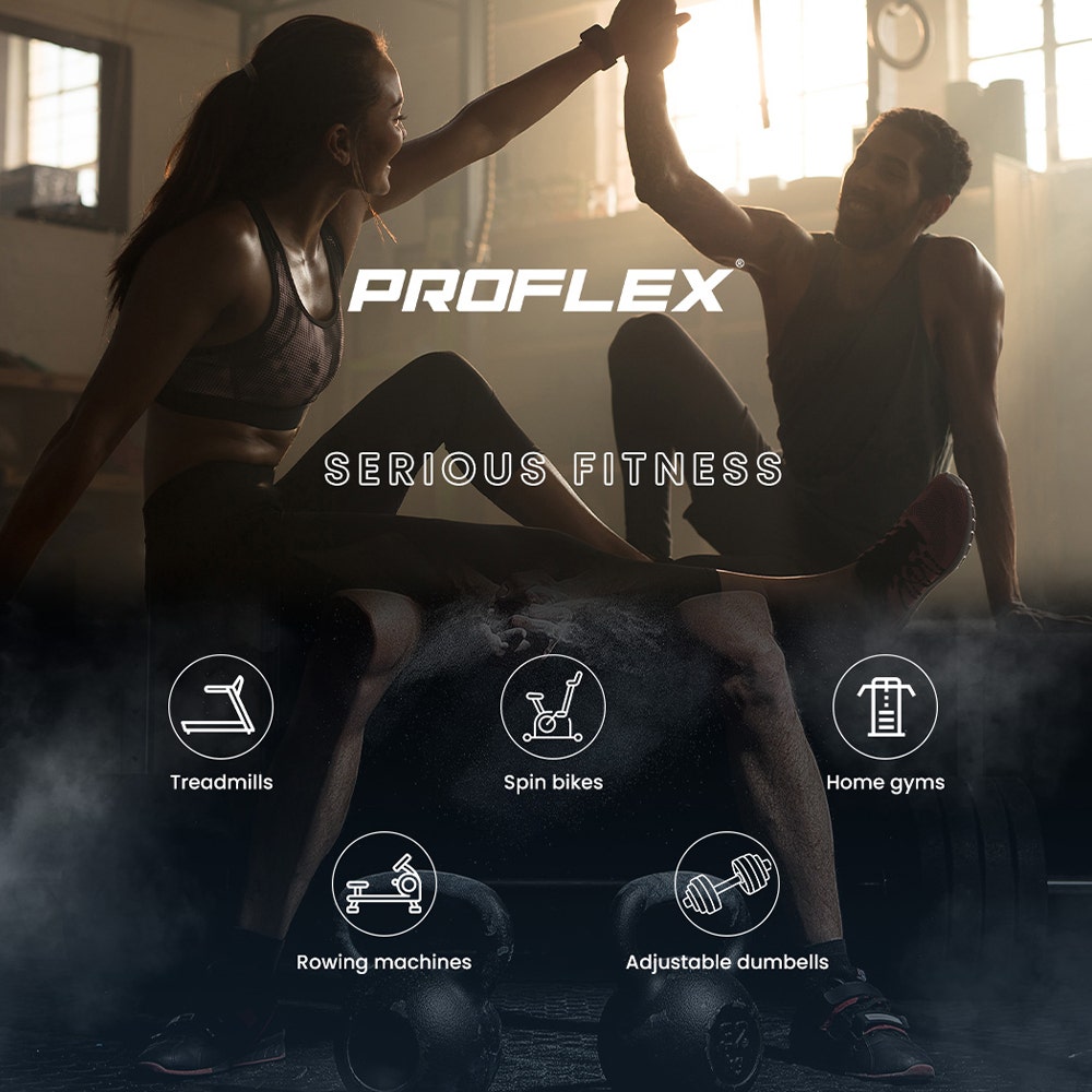 PROFLEX Magnetic Recumbent Exercise Bike, LCD Display, Heart Rate Sensors, Adjustable Seat, 8-Level Resistance, Comfortable Seated Home Cardio Fitness Machine - Image 8