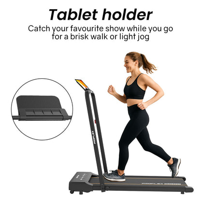 PROFLEX Electric Walking Pad Under Desk Treadmill, Remote Control, Compact Foldable Size, Tablet Holder, LCD Display, Walk or Light Jog - Image 7