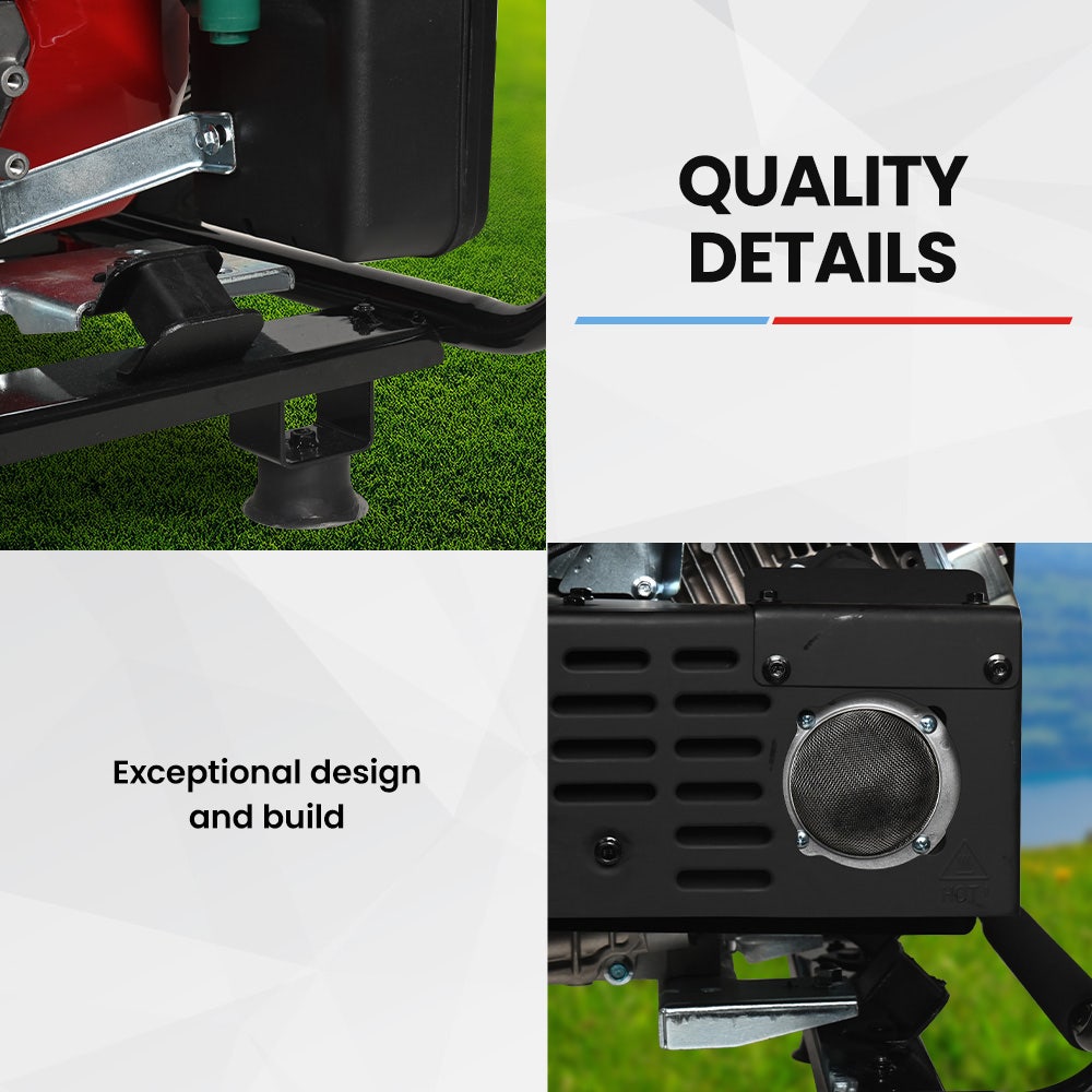 GENPOWER 3.6kW Peak 3.2kW Open Frame Inverter Generator, 2x15A, 11L Tank, Portable, Backup - Image 8
