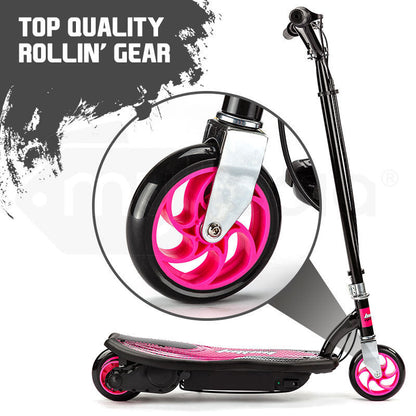 BULLET ZPS Kids Electric Scooter 140W Children Toy Pink Girls Battery Ride - Image 6