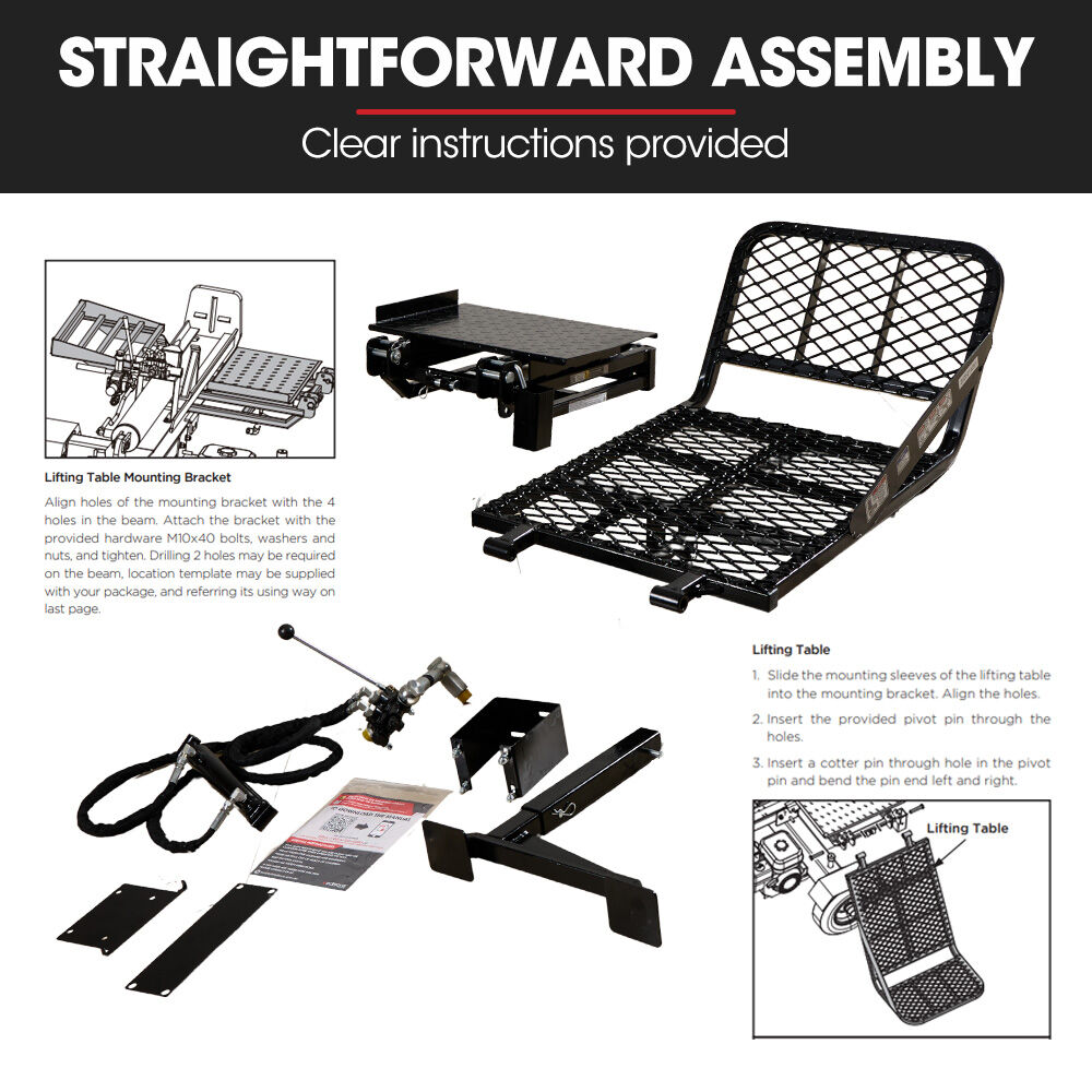 BAUMR-AG Hydraulic Lifter for HPS700 Log Splitter, 75kg Lifting Capacity, Straightforward Attachment - Image 7