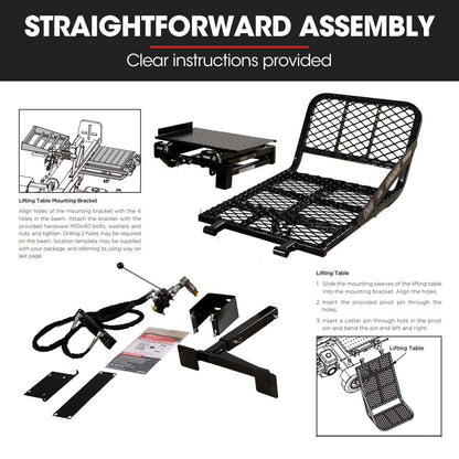 BAUMR-AG Hydraulic Lifter for HPS700 Log Splitter, 75kg Lifting Capacity, Straightforward Attachment - Image 7