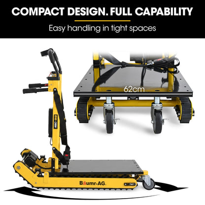 BAUMR-AG Heavy Duty 400W Electric Stair Climbing Hand Truck 210kg Load, Adjustable Tilt, Foldable Motorised Dolly Cart for Moving Furniture Appliances Equipment - Image 9