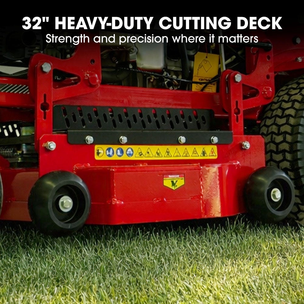 BAUMR-AG 32" Stand-On Zero-Turn Mower, Electric Start, 23hp, 764cc, Hydrostatic Drive, 10 Cut Heights - Image 4