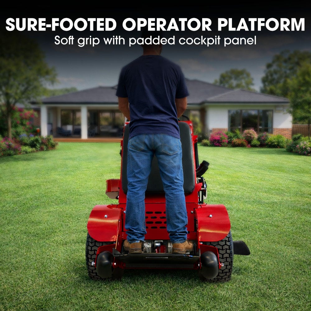 BAUMR-AG 32" Stand-On Zero-Turn Mower, Electric Start, 23hp, 764cc, Hydrostatic Drive, 10 Cut Heights - Image 7