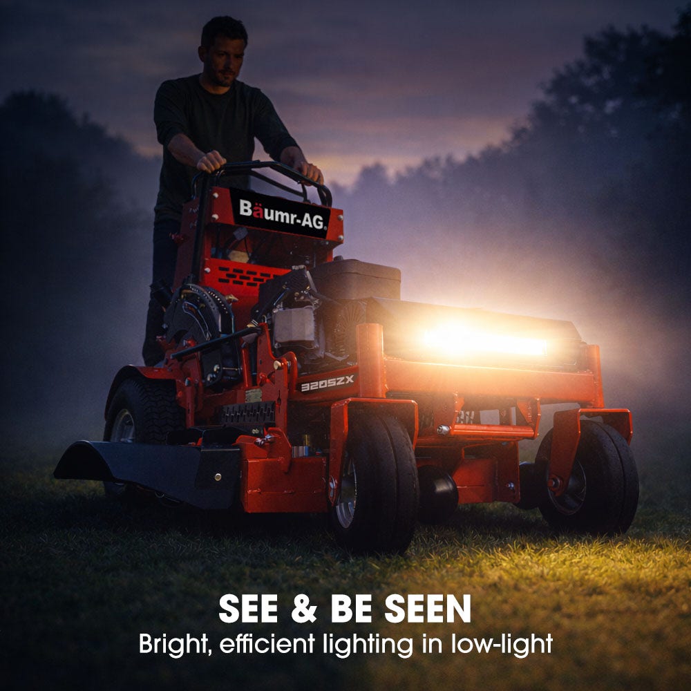 BAUMR-AG 32" Stand-On Zero-Turn Mower, Electric Start, 23hp, 764cc, Hydrostatic Drive, 10 Cut Heights - Image 8