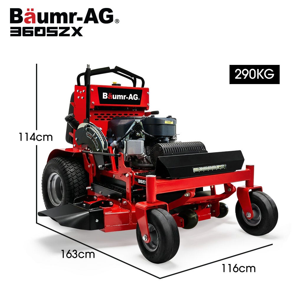BAUMR-AG 36" Stand-On Zero-Turn Mower, Electric Start, 23hp, 764cc, Hydrostatic Drive, 10 Cut Heights - Image 2