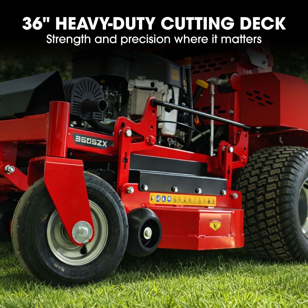 BAUMR-AG 36" Stand-On Zero-Turn Mower, Electric Start, 23hp, 764cc, Hydrostatic Drive, 10 Cut Heights - Image 6