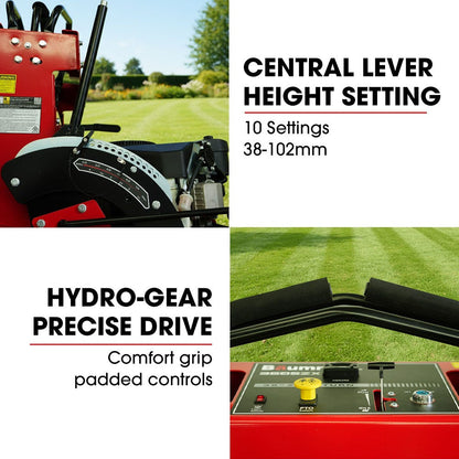 BAUMR-AG 36" Stand-On Zero-Turn Mower, Electric Start, 23hp, 764cc, Hydrostatic Drive, 10 Cut Heights - Image 9