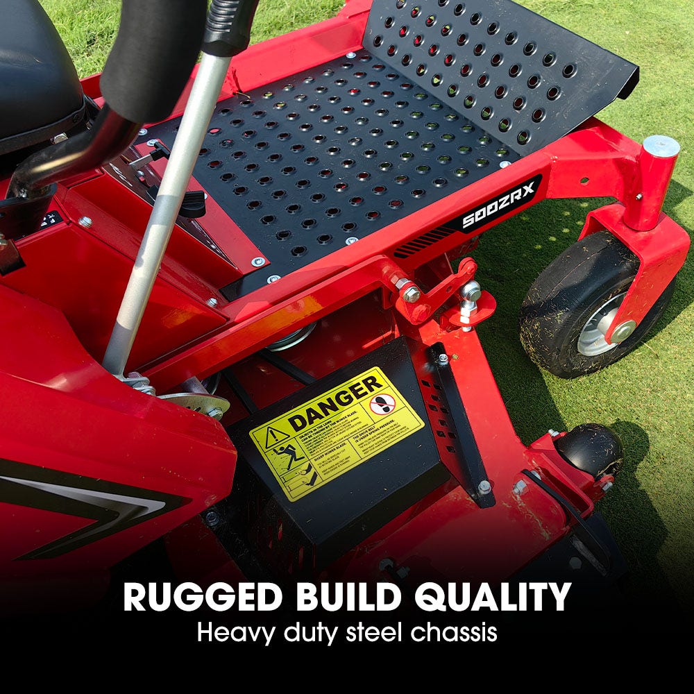 BAUMR-AG 50" Zero-Turn Ride On Mower, Electric Start, 23hp, 764cc, Hydrostatic Drive, 7 Cut Heights - Image 7