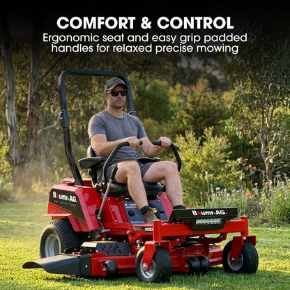 BAUMR-AG 50" Zero-Turn Ride On Mower, Electric Start, 23hp, 764cc, Hydrostatic Drive, 7 Cut Heights - Image 9