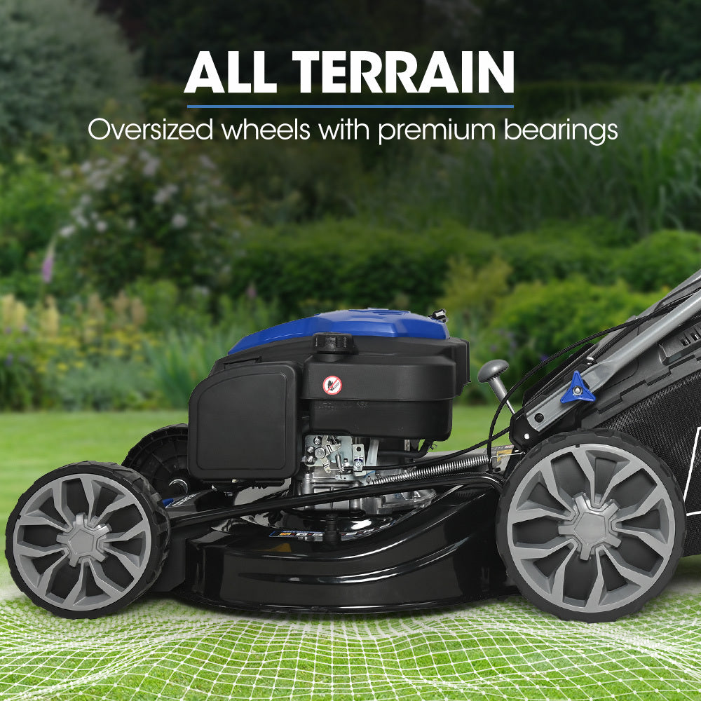 PowerBlade 20" 200cc Self-Propelled Lawn Mower, 7 Height, Steel Deck, Deck Wash Port, OHV 4-Stroke Petrol - VS900 - Image 6