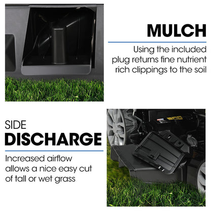 PowerBlade 20" 200cc Self-Propelled Lawn Mower, 7 Height, Steel Deck, Deck Wash Port, OHV 4-Stroke Petrol - VS900 - Image 9