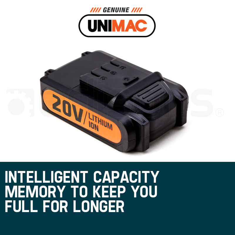 UNIMAC Nailer 20V Battery Lithium Ion Rechargeable Cordless Nail Gun - Image 2